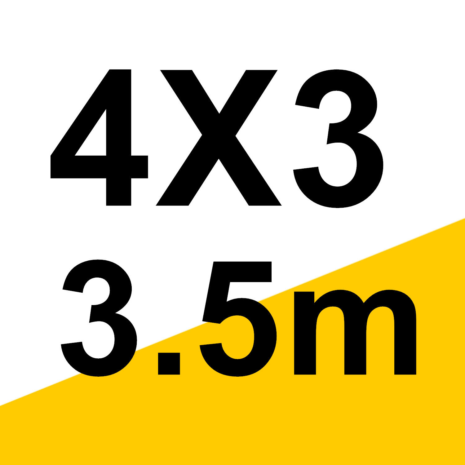 4x3 step Multipurpose Aluminum Ladder