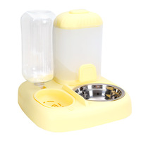 Distributeur d'eau et de nourriture automatique pour animaux domestiques, grande capacité, design modulable, en plastique, facile à déchirer, pour chiens et chats, usage domestique