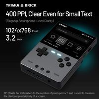 Console de jeu portable Trimui Brick Hammer avec écran de 3,2 pouces, système Linux, machines de précision CNC, corps entièrement métallique