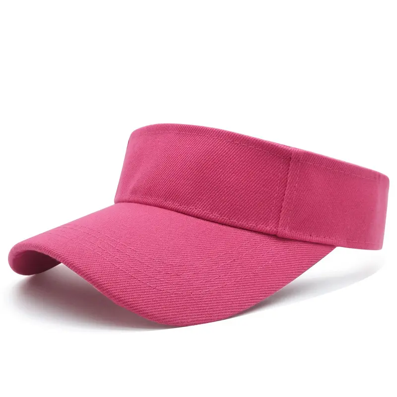 Cappelli per visiera ad asciugatura rapida ad asciugatura rapida per cappelli da sole regolabili da spiaggia con Logo stampato Logo personalizzato all'ingrosso per donna uomo