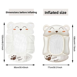 Bouée gonflable en forme d'ours en peluche épaissie avec filet anti-retournement pour enfants et adultes - Product Image 5