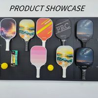 Surface en Graphite personnalisée légère en fibre de verre Toray 11mm 2 raquettes 4 pagaies de pickleball avec sac portable
