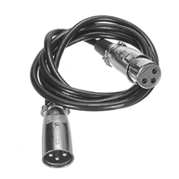 Câble de microphone XLR équilibré mâle-femelle 3PMF01 Pro, cordon d'interconnexion audio 3 broches