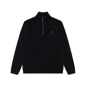 Kaus ritsleting setengah merek mewah kualitas tinggi populer kaus Pullover rajutan Paul Mode Pria Po <span class=keywords><strong>Lo</strong></span> - Product Image 3