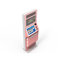 Kiosque d'enregistrement en libre-service personnalisé pour hôtel, avec paiements par espèces et NFC POS, reconnaissance faciale et SDK activé