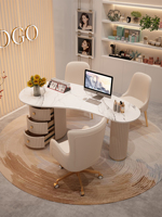 Fer à repasser de bureau de conseil en beauté médicale de conception simple et de luxe moderne pour une utilisation de bureau moderne et un diagnostic en face à face de salon
