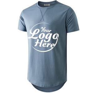 Vente en gros T-shirt uni pour homme 100% coton basique col rond en vrac logo personnalisé T-shirt de sport pour homme - Product Image 4