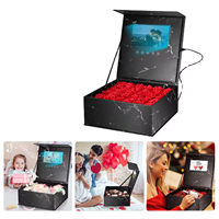 Boîte de présentation personnalisée avec écran LCD 7 pouces pour promotion, cadeau, bijoux brillants, boîte vidéo LCD pour marketing