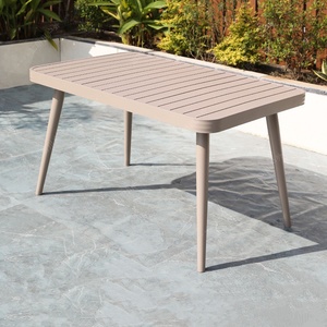 Set <span class=keywords><strong>da</strong></span> Pranzo di Lusso per Esterni, Arredamento per <span class=keywords><strong>Balcone</strong></span>, Sedie Moderne in Alluminio <span class=keywords><strong>e</strong></span> Tavolo <span class=keywords><strong>da</strong></span> Pranzo per Ristoranti, Caffè <span class=keywords><strong>e</strong></span> Spazi Esterni - Product Image 3