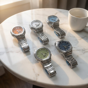 Meilleures ventes : Boîtier en acrylique pour montres <span class=keywords><strong>G</strong></span> Series GA2100 GM2100 GA110 compatible iOS/OS, avec écran LED, étanche et fonction chronomètre et règle à calcul - Product Image 1