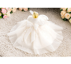 Nouvelle robe de bal en gaze brodée et bouffante pour bébé fille, robe de fête pour enfants - Product Image 5