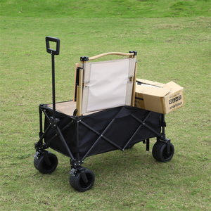 OEM Faltbarer Campingwagen, Robuster Mehrzweckwagen mit Großer Kapazität für Outdoor-Camping, Garten und Einkauf - Product Image 1