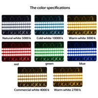 Nouveau module led d'injection Ultra luminosité 2835 3led 12V 1.5w avec lentille étanche ip68 module led de substrat en aluminium