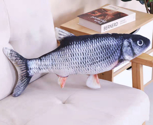Wholesale Cat Sleeping Chew Toy Fish Plush <b>Pillow</b> Many Types of Fish Cat Toy - Product Image 5