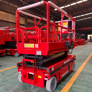 Meja Angkat Scaffolding Listrik Kekuatan Tinggi 4m 6m 8m 10m 12m 14m 16m 18m, Platform <span class=keywords><strong>Lift</strong></span> Gunting untuk Pekerjaan di Ketinggian - Product Image 3