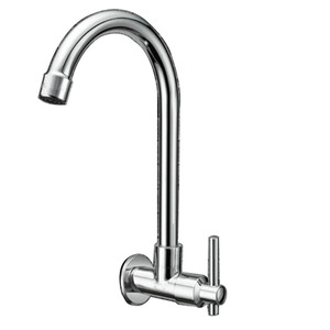 Robinet de cuisine mural Haichi Sanitary Ware, mitigeur à poignée unique, valve en céramique, design moderne, installation facile - Product Image 1