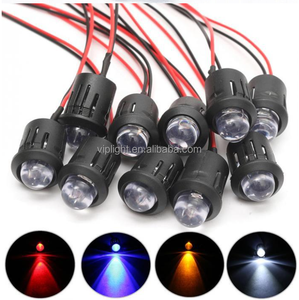 مصباح LED DIP 10 مم عالي السطوع مع كابل توصيل، ديودات LED مسبقة التوصيل - Product Image 4