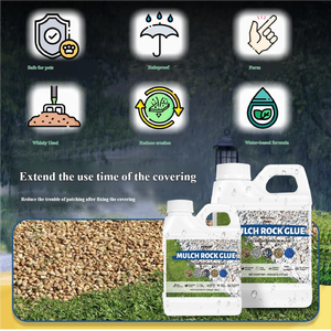 Colle pour roche et gravier à prix de gros, colle pour paillis paysager, fixation facile, pour pierres, écorces de bois, galets, gravier, roches et paillis - Product Image 5