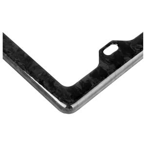 Cadre de plaque d'immatriculation de voiture en Fiber de carbone forgé véritable avec <span class=keywords><strong>4</strong></span> trous minces/support de couverture de plaque d'immatriculation automatique - Product Image 4
