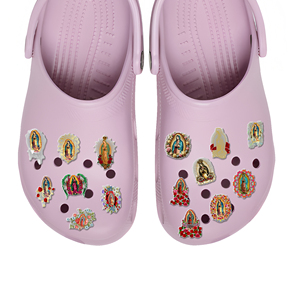จี้รองเท้าอะคริลิคสำหรับรองเท้า <span class=keywords><strong>Crocs</strong></span> ลายศาสนา พร้อมลายพระแม่กัวดาลูปและนักบุญ - Product Image 5