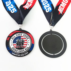 Medallas Personalizables Profesionales de Oro, Plata y Bronce para Maratón, Carreras y Logros Deportivos - Product Image 1