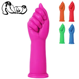 Aimitoy realista mano suave consoladores enormes punto G estimular producto gran puño mano fantasía Anal Plug juguetes sexuales para adultos mujeres hombres