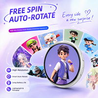Badge électronique HyperCrafts avec écran tactile intelligent IPS, contrôlable par application, pour fans d'anime, cartes d'étudiant, cadeau tendance DIY