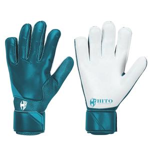 Gants de gardien de but professionnels personnalisés de dernière génération, paume avant en latex allemand de 4 mm, dos en silicone imprimé, coupe négative - Product Image 3
