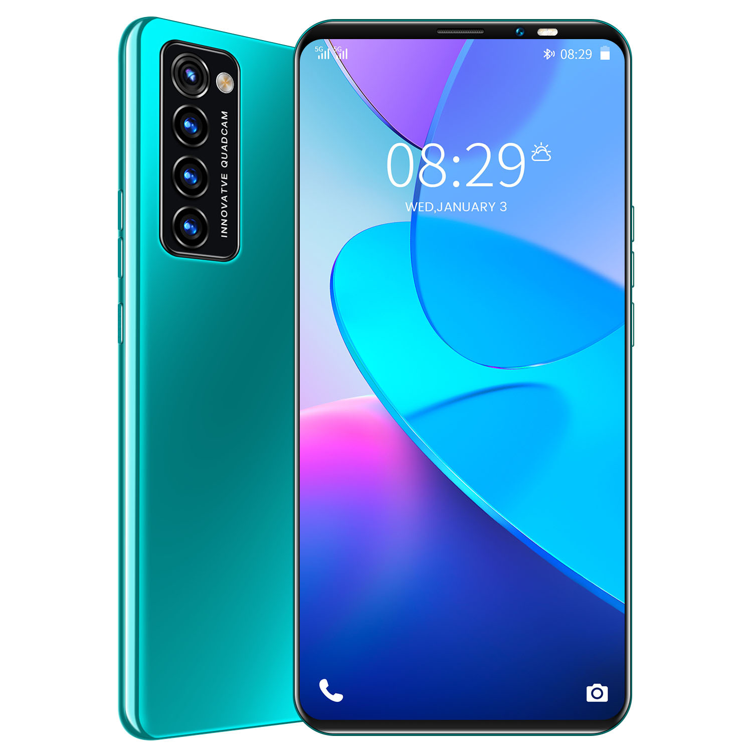 Горячая Распродажа, смартфон Reno6 Pro, 5,8 дюйма, Android 8,0, разблокировка по лицу и отпечатку пальца, 128 ГБ, восьмиядерный смартфон