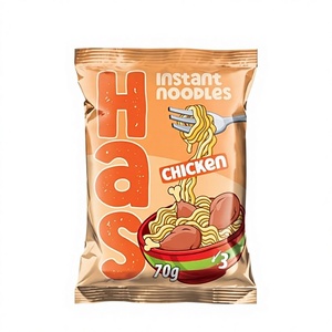 Nouilles de poulet instantanées frites 70g Farine de blé Certifié HALAL HACCP Cuisson en 3 minutes 18% de matières grasses Durée de conservation de 12 mois HAS - Product Image 1