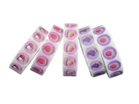 Étiquettes adhésives en rouleau en BOPP imperméable de qualité alimentaire, forme personnalisée, finition brillante, pour emballages de nourriture pour animaux de compagnie, modèle Wcbf-0249