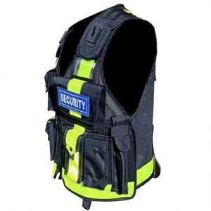 Gilet de sécurité personnalisé de haute qualité OEM, haute visibilité, polyester, unisexe, pour agents de sécurité, logo personnalisé, options de couleur, toutes saisons - Product Image 4