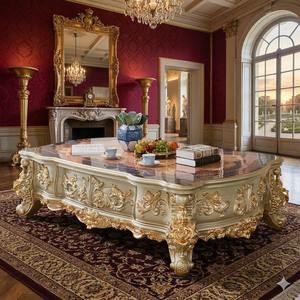 Handcrafted Teakwood Centre <b>Table</b> Antique Solid Wood Coffee <b>Table</b> with Luxury Finish for Living Room - Product Image 3