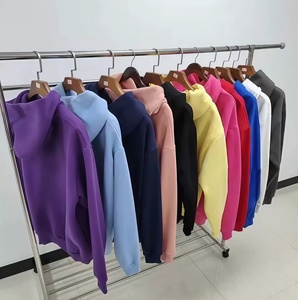 เสื้อฮู้ดดี้ผู้ชายคุณภาพสูงสั่งทำพิเศษ ลายพิมพ์เว็บ สไตล์สตรีทแวร์ หนานุ่ม น้ำหนัก 555 แกรม ทรงโอเวอร์ไซส์ - Product Image 1
