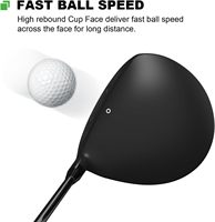 Driver de golf OEM LOGO pour débutants, club de golf en alliage d'aluminium