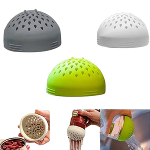 Passoire compacte en silicone multi-usages pour égoutter les pois chiches, les fruits en conserve, la série d'outils de mini passoire de cuisine - Product Image 1
