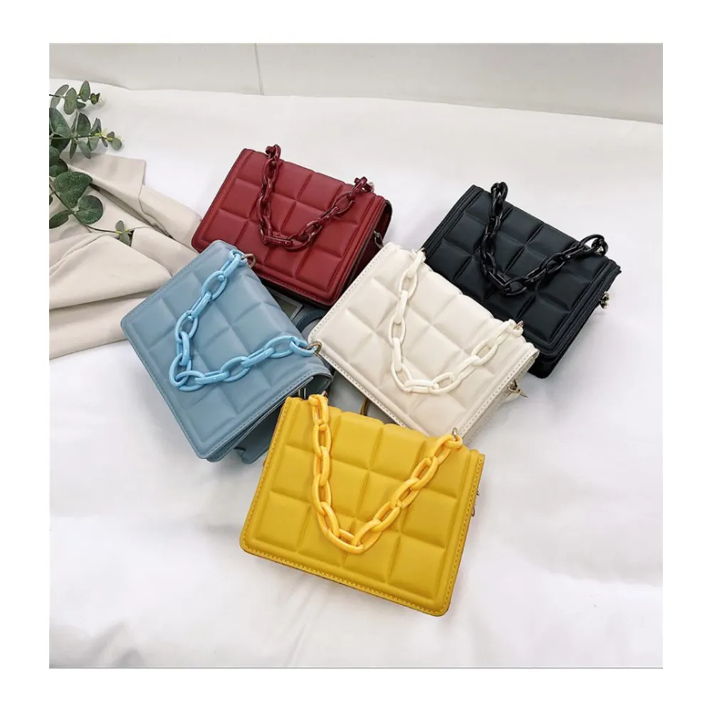 2021 new women small fall purse Acrylic chain hand bags vendor lady fashion handbag Online Shopping