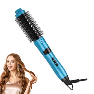 Multi Heated Curling Brushes for Fine to Medium Hair Instant Heat Styling Brush Hair Curler Comb Straightening Brush