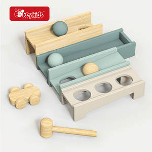 Jouet de motricité <span class=keywords><strong>Montessori</strong></span> <span class=keywords><strong>Jeu</strong></span> de course et <span class=keywords><strong>marteau</strong></span> en bois à partir de 1 an pour tout-petits bébés W04E451 - Product Image 3