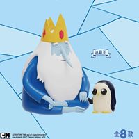 Authentique Jinart Adventure Time Sitting Series Blind Box Figurines Finn Jake BMO Ornement de Bureau Cadeau de Collection