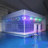 Tente de pub gonflable avec lumières et souffleur Boîte de nuit portable Pub gonflable gonflable gonflable