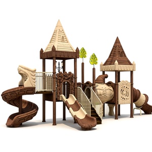 Parque Infantil Exterior Certificado CE EN1176 <span class=keywords><strong>con</strong></span> Tobogán y Estructura de Escalada para Zona Acuática Infantil - Product Image 5
