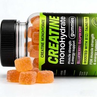 Creatina Monohidrato en Gomitas al por Mayor OEM, Suplemento para el Crecimiento Muscular, Belleza, Energía Pre-Entrenamiento, Fuerza, Sin Azúcar