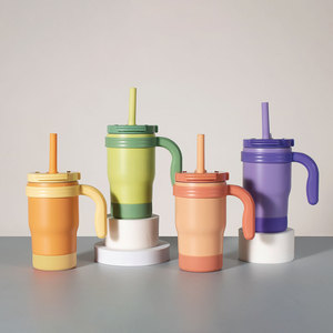 Cho houroffer bền thép không gỉ Tumbler cho trẻ em trường sử dụng <span class=keywords><strong>Mug</strong></span> Cup với nắp và rơm Kid Tumblers trên cung cấp - Product Image 1