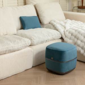 Gran oferta, masajeador de pies inteligente azul para el cuidado de la salud con función de calentamiento y amasado Shiatsu, masajeador de piernas otomano inalámbrico de nuevo diseño - Product Image 5