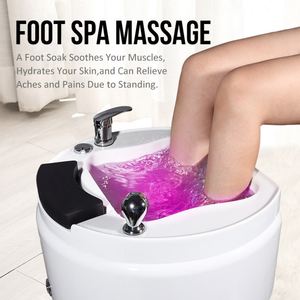 LED Masaje de pies Fregadero Pedicura Cuenco Pedicura Silla Pie SPA para salón de belleza - Product Image 4