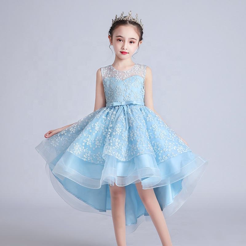Vestido para meninas de 3-13 anos, vestido de verão para meninas e