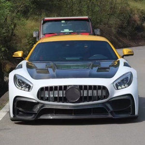 Kit de carrosserie IMP en fibre de carbone pour modification et amélioration de voiture, comprenant pare-chocs avant et arrière, lèvre de pare-chocs, jupes latérales et ailes pour Mercedes-Benz AMG GT 2015-2023 - Product Image 4