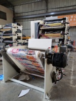 Nouvelle imprimante automatique à haute vitesse Zhenbang 7 couleurs pour cartes et étiquettes, pour gobelets en papier, sacs, boîtes, 120 m/min, Stack Flexo