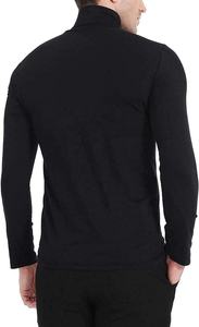 เสื้อยืดคอกลมแขนยาวสำหรับผู้ชายเสื้อยืดสีขาวสำหรับออกกำลังกายผ้าฝ้าย100% สำหรับผู้ชาย - Product Image 5